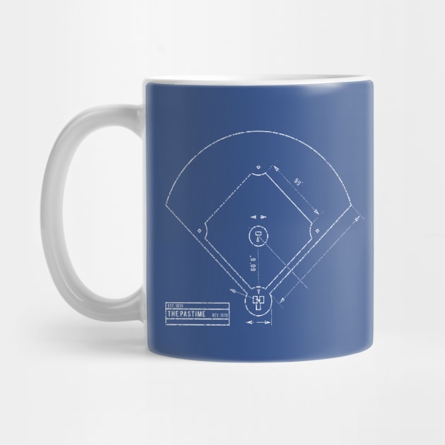 Blueprint of Baseball by PopCultureShirts